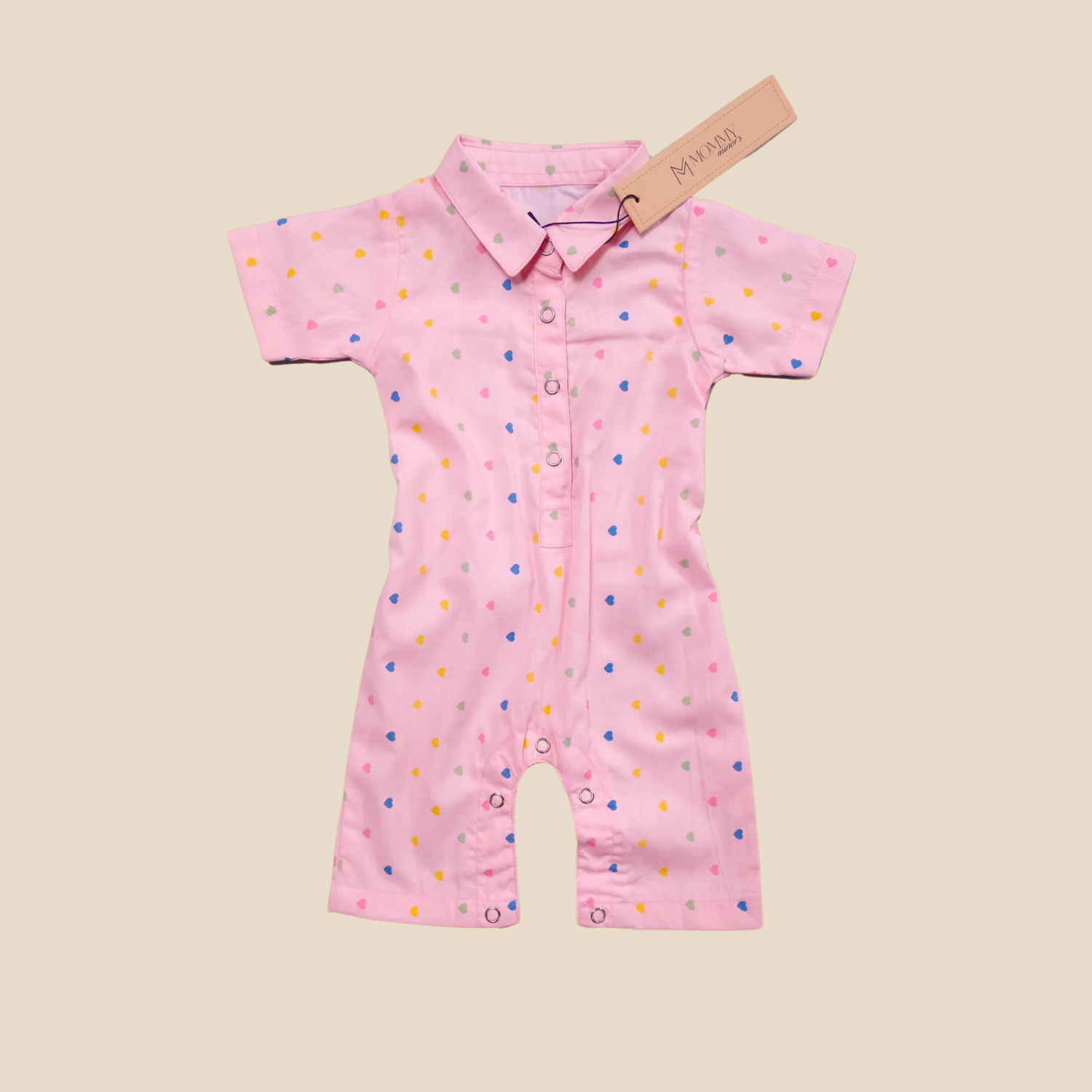 Sweetheart Pop Romper - Pink